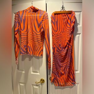 Eye-catching two piece AFRM outfit